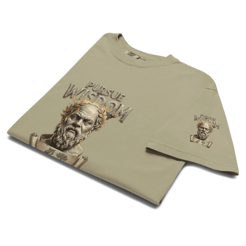 PURSUE WISDOM | Garment-dyed Tee