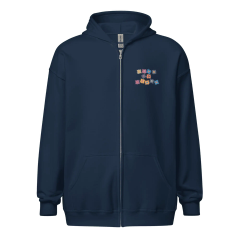 LIVE TO LEARN | Zip Hoodie | Navy