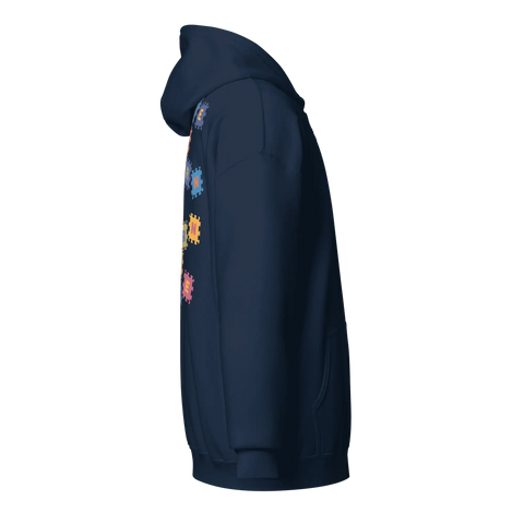LIVE TO LEARN | Zip Hoodie | Navy