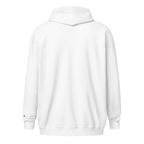 RESPECT | ZipUp Hoodie | White