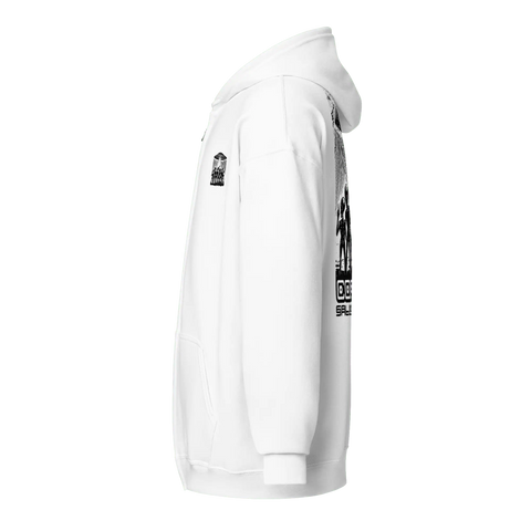 COSMIC SALUTATIONS | Zip Hoodie | White