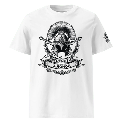 STRENGTH & HONOR | Tee | White