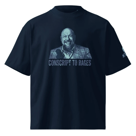 CONSCRIPT TO RAGES | Organic Biggie Tee