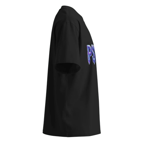 PSYCH | Oversized High Neck Tee