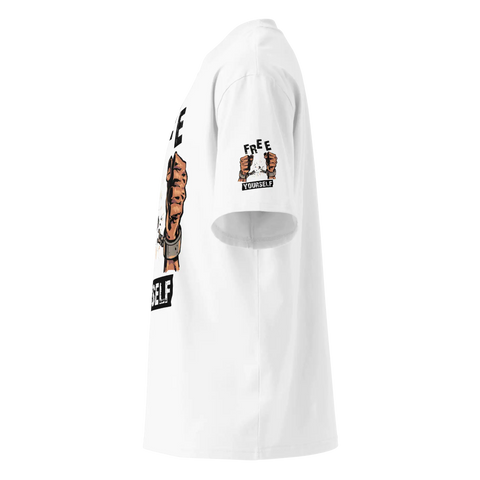FREE YOURSELF | Oversized Tee | White