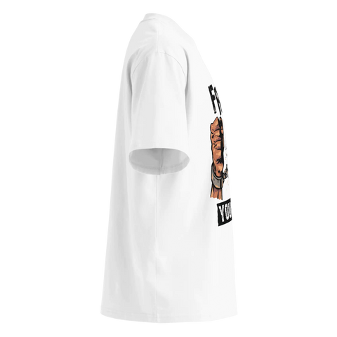 FREE YOURSELF | Oversized Tee | White