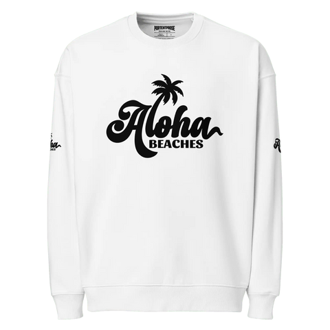 ALOHA BEACHES | Sweatshirt | White