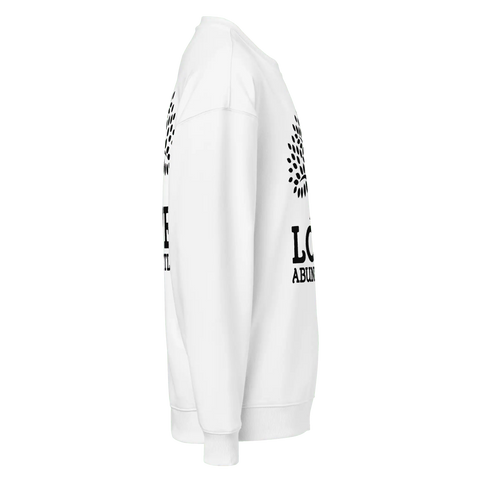 LOVE ABUNDANTLY | Sweatshirt | White