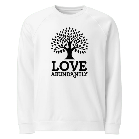 LOVE ABUNDANTLY | Sweatshirt | White