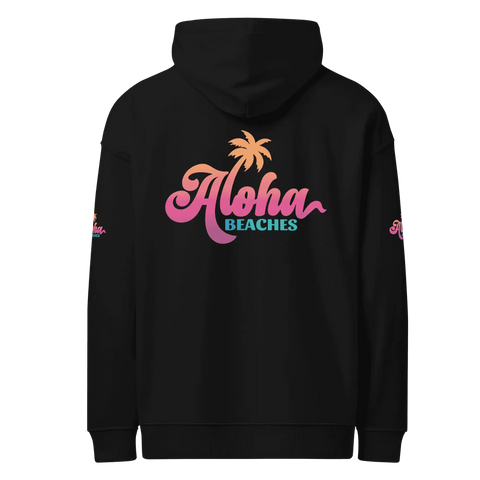 ALOHA BEACHES | Hoodie | Black