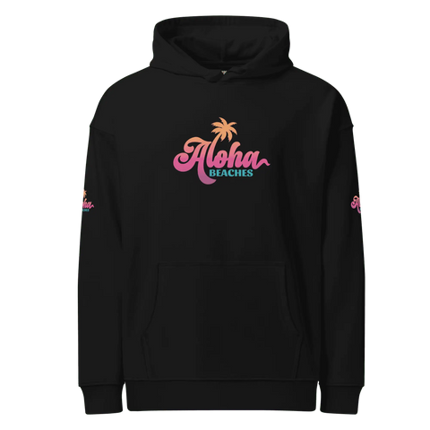 ALOHA BEACHES | Hoodie | Black
