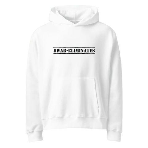 #WAR ELIMINATES | Biggie Hoodie | White