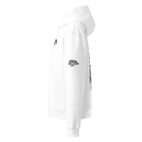 DISSED | Oversized Hoodie | White