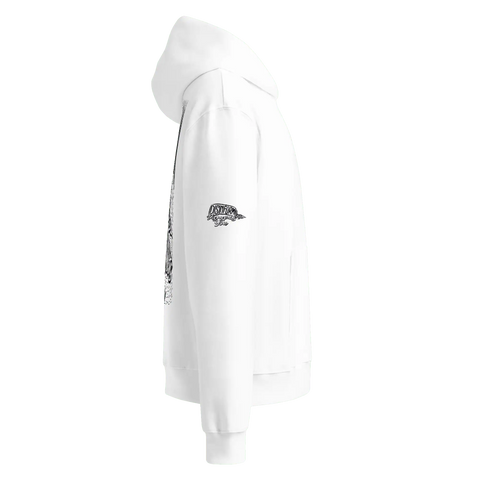 DISSED | Oversized Hoodie | White