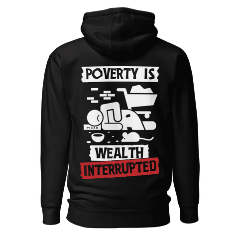 POVERTY IS | Premium Hoodie | Black