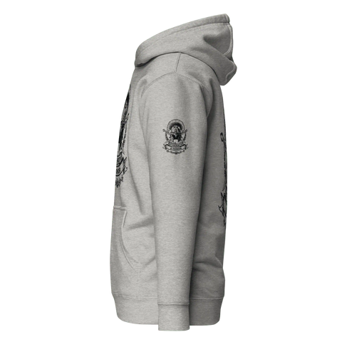 STRENGTH & HONOR | Street Hoodie | Grey
