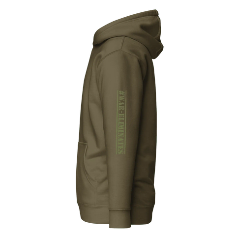 #WAR-ELIMINATES | Hoodie | Military Green