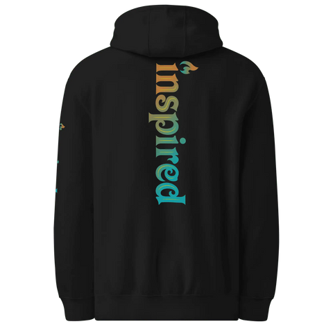INSPIRED | Midweight Hoodie | Black