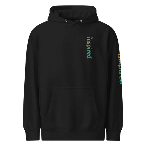 INSPIRED | Midweight Hoodie | Black