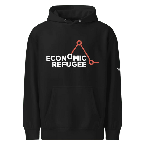 ECONOMIC REFUGEE | Hoodie | Black