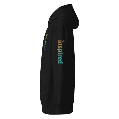 INSPIRED | Midweight Hoodie | Black