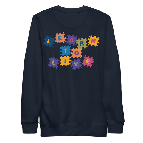 LIVE TO LEARN | Premium Pullover