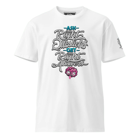 ASK/GET | Tee | White