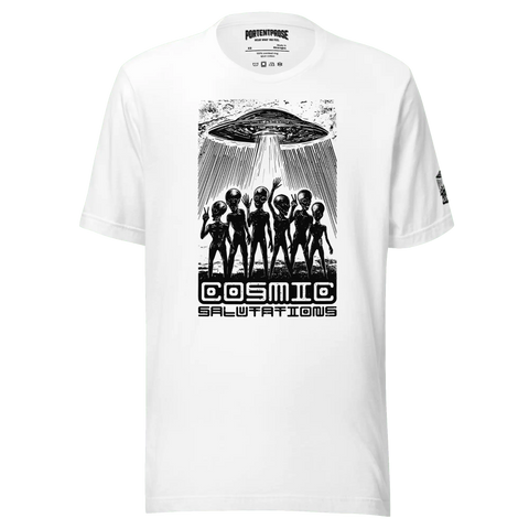 COSMIC SALUTATIONS | Tee | White
