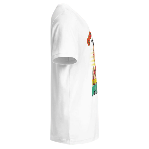 EVERYBODY'S ENTITLED | V-neck Tee | White