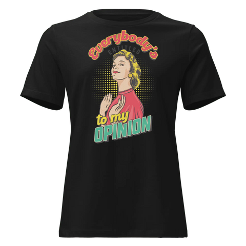 EVERYBODY'S ENTITLED | Tee | Black